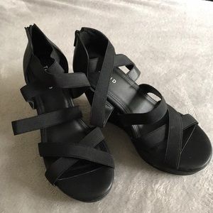 Torrid platform strappy wedges